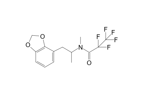 N-(1-(benzo[d][1,3]dioxol-4-yl)propan-2-yl)-2,2,3,3,3-pentafluoro-N-methylpropanamide