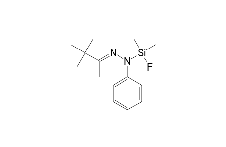 TERT.-BUTYLMETHYLKETONE-(FLUORODIMETHYLSILYL)-PHENYLHYDRAZONE