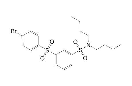 3-(4-bromophenyl)sulfonyl-N,N-dibutyl-benzenesulfonamide