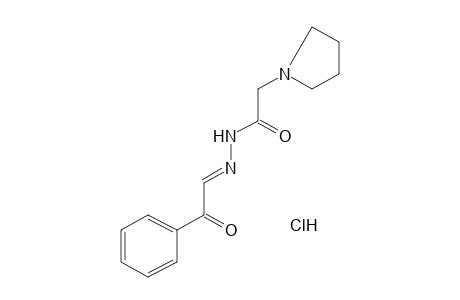 1-pyrrolidineacetic acid, phenacylidenehydrazide, monohydrochloride