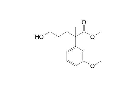 Methyl 5-hydroxy-2-(3-methoxyphenyl)-2-methylpentanoate