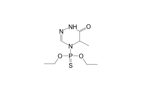 4-DIETHOXYTHIOPHOSPHORYL-5-METHYL-4,5-DIHYDRO-1,2,4-TRIAZIN-6-ONE