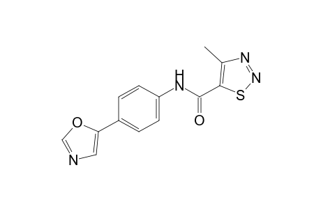 4-methyl-4'-(5-oxazolyl)-1,2,3-thiadiazole-5-carboxanilide