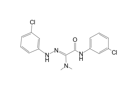 (E)-2-Dimethylamino-N-(3-chlorophenyl)-2-[(3-chlorophenyl)hydrazono]acetamide