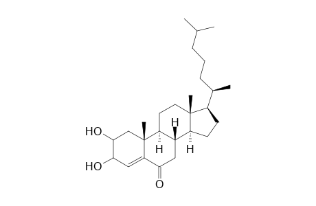 2,3-DIHYDROXYCHOLEST-4-EN-6-ONE