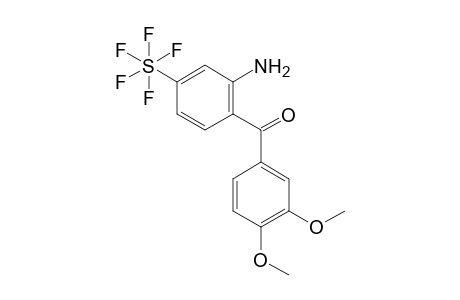 (2-Amino-4-(pentafluorosulfanyl)phenyl)(3,4-dimethoxyphenyl)methanone