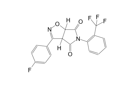 (3aR,6aS)-3-(4-fluorophenyl)-5-[2-(trifluoromethyl)phenyl]-3aH-pyrrolo[3,4-d]isoxazole-4,6(5H,6aH)-dione