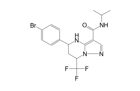 5-(4-bromophenyl)-N-isopropyl-7-(trifluoromethyl)-4,5,6,7-tetrahydropyrazolo[1,5-a]pyrimidine-3-carboxamide