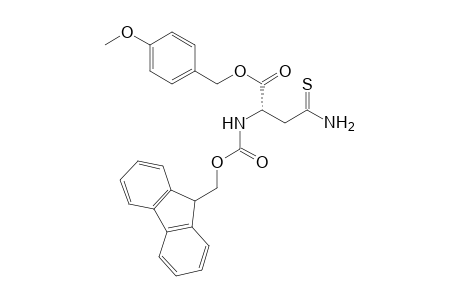 (S)-N(.alpha.)-(fluoren-9-ylmethoxycarbonyl)-.delta.-thioasparagine 4-methoxybenzyl ester