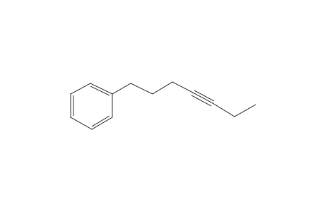 Benzene, 4-heptynyl-