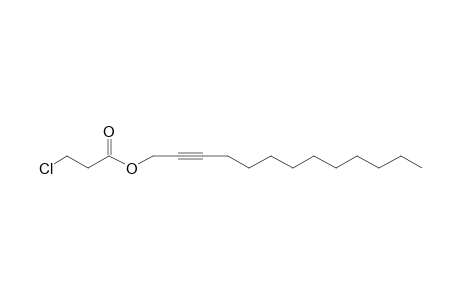 3-Chloropropionic acid, tridec-2-ynyl ester