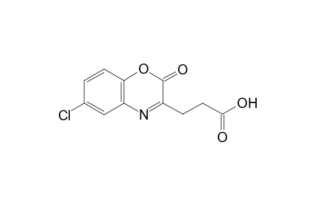 3-(6-Chloro-2-oxo-2H-1,4-benzoxazin-3-yl)propanoic acid