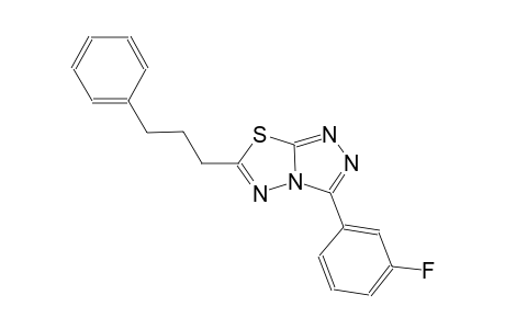 [1,2,4]triazolo[3,4-b][1,3,4]thiadiazole, 3-(3-fluorophenyl)-6-(3-phenylpropyl)-