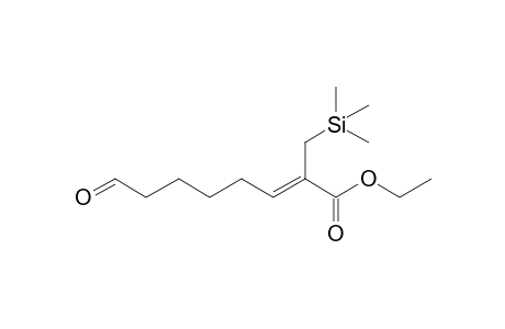 (Z)-8-keto-2-(trimethylsilylmethyl)oct-2-enoic acid ethyl ester