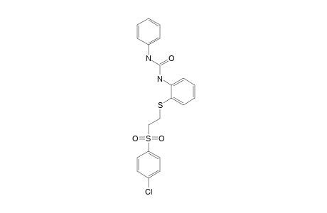 2-{{2-[(p-chlorophenyl)sulfonyl]ethyl}thio}carbanilide