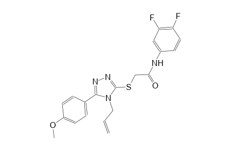 2-{[4-allyl-5-(4-methoxyphenyl)-4H-1,2,4-triazol-3-yl]sulfanyl}-N-(3,4-difluorophenyl)acetamide