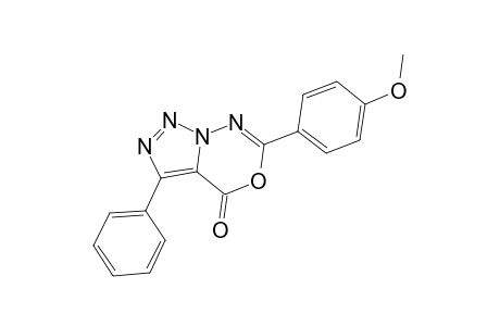 6-(4-Methoxyphenyl)-3-phenyl-4H-[1,2,3]triazolo[1,5-d][1,3,4]oxadiazin-4-one
