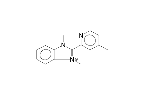 2-(4-METHYLPYRID-2-YL)-1,3-DIMETHYLBENZIMIDAZOLE CATION