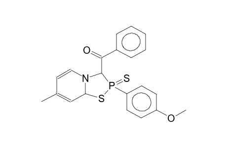 7-METHYL-9H-PYRIDO[2,1-D][1,4,2]THIAZAPHOSPHOLE-3-BENZOYL-2-(4-METHOXYPHENYL)-2-SULPHIDE