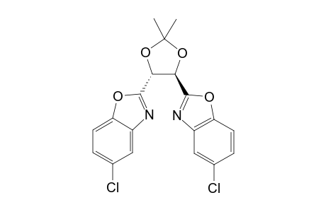 (4S,5S)-4,5-Bis(5-chlorobenzoxazol-2-yl)-2,2-dimethyl-1,3-dioxolane