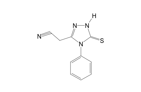 4-phenyl-5-thioxo-delta square-1,2,4-triazoline-3-acetonitrile