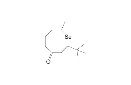 2-tert-Butyl-8-methyl-5.6.7.8-tetrahydroselenocin-4-one