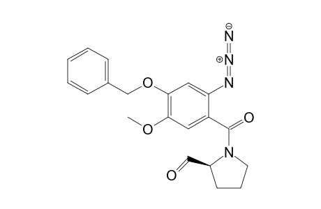 (2S)-1-(2-azido-4-benzoxy-5-methoxy-benzoyl)pyrrolidine-2-carbaldehyde