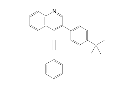 3-[4-(tert-Butyl)phenyl]-4-(phenylethynyl)quinoline