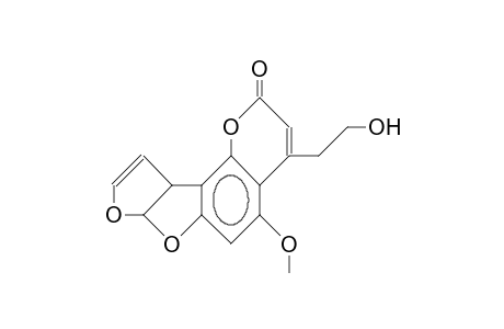 2H-Furo[3',2':4,5]furo[2,3-h]-1-benzopyran-2-one, 7a,10a-dihydro-4-(2-hydroxyethyl)-5-methoxy-