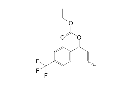 Ethyl (1-(4-(trifluoromethyl)phenyl)but-2-en-1-yl)carbonate