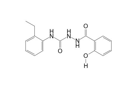 4-(o-ethylphenyl)-1-salicyloylsemicarbazide