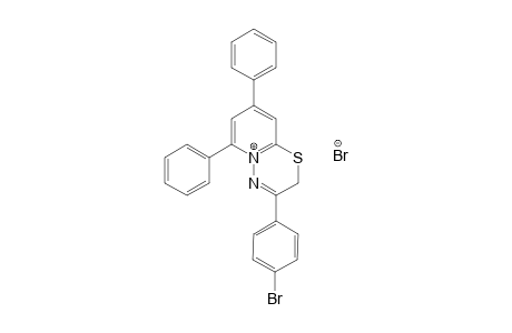 3-(p-Bromophenyl)-6,8-diphenyl-1,3,4-thiadiazino[1,2-a]pyridinium bromide