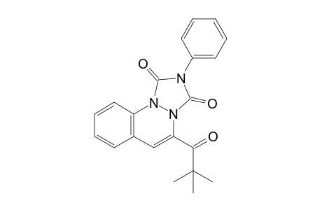 2-Phenyl-5-pivaloyl-[1,2,4]triazolo[1,2-a]cinnoline-1,3-quinone