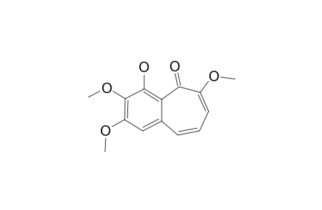 4-hydroxy-2,3,6-trimethoxy-5H-benzocyclohepten-5-one