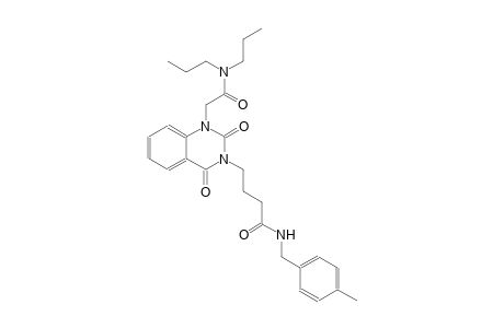 4-(1-[2-(dipropylamino)-2-oxoethyl]-2,4-dioxo-1,4-dihydro-3(2H)-quinazolinyl)-N-(4-methylbenzyl)butanamide