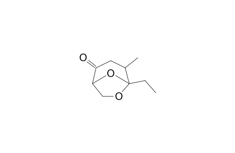 5-Ethyl-4-methyl-6,8-dioxabicyclo[3.2.1]octan-2-one