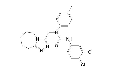 N'-(3,4-dichlorophenyl)-N-(4-methylphenyl)-N-(6,7,8,9-tetrahydro-5H-[1,2,4]triazolo[4,3-a]azepin-3-ylmethyl)urea