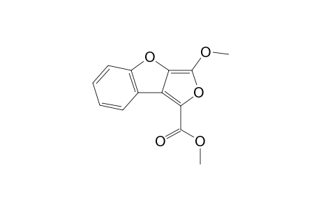 3-methoxyfuro[4,3-b]benzofuran-1-carboxylic acid methyl ester