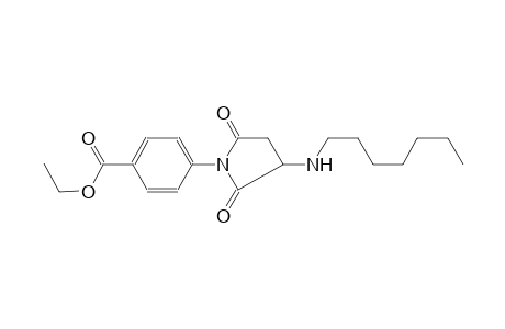 Ethyl 4-[3-(heptylamino)-2,5-dioxo-1-pyrrolidinyl]benzoate