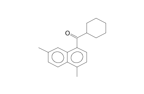 1-Cyclohexylcarbonyl-4,7-dimethyl-naphthalene