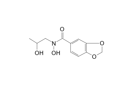 N-hydroxy-N-(2-hydroxypropyl)-1,3-benzodioxole-5-carboxamide