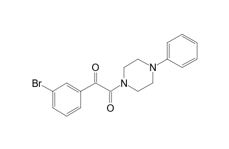 1-(3-Bromophenyl)-2-(4-phenylpiperazin-1-yl)ethane-1,2-dione