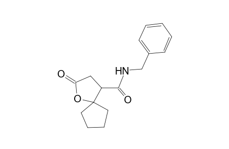 N-Benzyl-2-oxo-1-oxaspiro[4.4]nonane-4-carboxamide