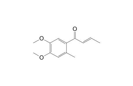 (E)-1-(4,5-dimethoxy-2-methylphenyl)but-2-en-1-one