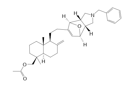 (1-S,2-S,6-R,7-S)-8-[18-ACETOXYMETHYL-13,14,15,16-TETRANORLABD-8-(17)-EN-12-YL]-4-BENZYL-10-OXA-4-AZATRICYCLO-[5.2.1.0-(2.6)]-DEC-8-ENE