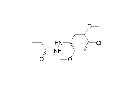Propionic acid N'-(4-chloro-2,5-dimethoxy-phenyl)-hydrazide