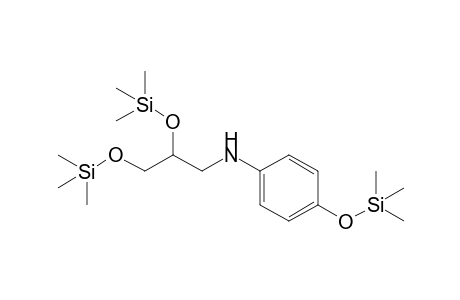 1,2-bis(Trimethylsilyloxy)-3-[N-(p-trimethylsilyloxy)phenylamino]-propane