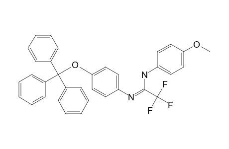 2,2,2-trifluoro-N-(4-methoxyphenyl)-N'-(4-trityloxyphenyl)acetamidine