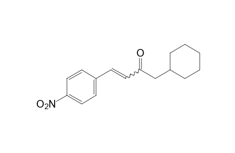 3-BUTEN-2-ONE, 1-CYCLOHEXYL-4- /P-NITROPHENYL/-,