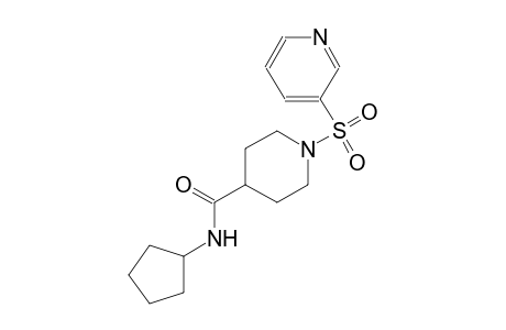 N-cyclopentyl-1-(3-pyridinylsulfonyl)-4-piperidinecarboxamide